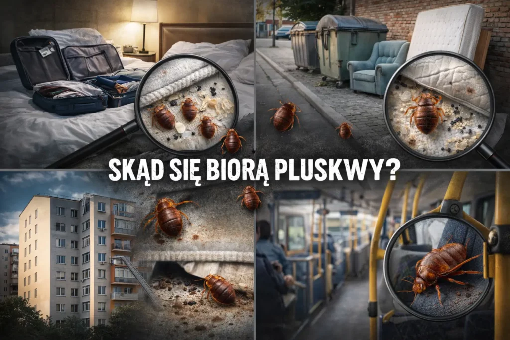skąd biorą się pluskwy